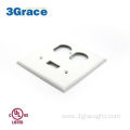 2 Gang Receptacle Wall Plate